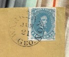 Two Covers Addressed To Alexander H  Stephens  Us And Csa Confederate 