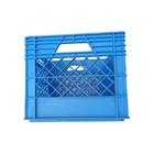  pace  Dairy Plastic Milk Crate Light Blue Vintage 