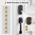 Arpha Smart Security Fingerprint Door Lock Pw Unlock Camera Wifi Doorbell knobs