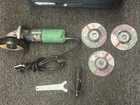 Metabo Hpt G12sr4 4-1 2 Inch Disc Grinder With Case And Grinding Wheels