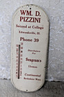 Vintage Seagram s Whiskey Thermometer Sign Edwardsville Ill  Metal  6x14 5  