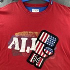 Platinum Fubu Limited Ed  Muhammad Ali Men s Red Cotton T-shirt Large