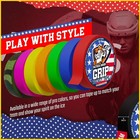 D-xam Hockey Tape Black Grip Tape 2 Roll Athletic Sports Tape 1inch Multipurpose
