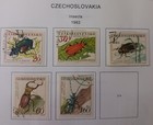 Czechoslovakia - 1962 - 63 - Lot Of Stamps On Album Page  - Used