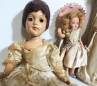 Lot Of 3 Vintage Antique Deco Era Full Body Composite Composition Dolls 7 -14 