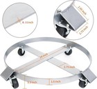 Drum Dolly 55 Gallon Trash Can Dolly Heavy Duty 1000 Pound Barrel Dolly