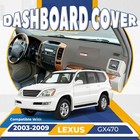 Taupe Gray Dashboard Cover Dash Cap Overlay For Lexus Gx470 2003-2009 W  Speaker