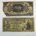 1914 1 Peso El Banco De Coahuila   10 Pesos Mexico Banco Minero De Chihuahua 