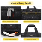 22 Inch Gym Bag For Men - 55l Large Travel Duffle Bag Sports Marble Black