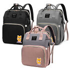 3 In 1 Multifunctional Baby Diaper Bag Backpack With Changing Station Diaper Pad