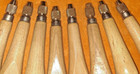 Lot Of 8 Vintage Speedball Linoleum Cutter Wood Handles Look
