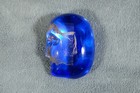 Kosta Boda Brains Glass Head Blue