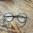 Antique 1900s Round Wire Rim Eye Glasses d5
