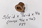 Oilite Flange Bushing Bronze 5 16 Id X 7 16 Od X 3 8 Brass Bush Spacer Bearing