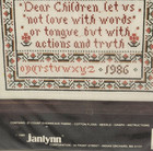 True Charity Janlynn Counted Cross Stitch Kit 11  X 11  New Sealed  24-13