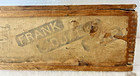Frank Siddalls  Antique Wood Soap Box Top Lid Paper Advertising Labels C1890