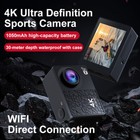 4k 30fps Action Camera Sport Video Underwater Camera Wifi Remote For Waterproof