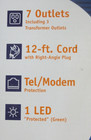 Tripp Lite 7 Outlet Surge Protector Power Strip  12ft Long Cord