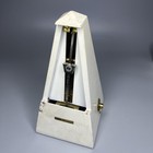Vintage 1940s Seth Thomas Clock Co  Metronome Wind Up 6208 No  8 White