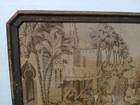 Antique Woven Tapestry Framed Panel Orientalst 19x19 