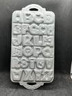 1985 John Wright Cast Iron Alphabet Cookie Mold Vintage Excellent Condition Rare