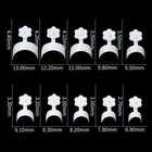 100 500pcs Half Cover Acrylic French Nail Tips Short False Nails White Usa