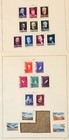 Romania 1956 55 Stamps Mixed Mint used Vg  On Old Specialty Album Pages