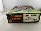 Vintage Batman Costume 1989 Ben Cooper Vinyl Costume In Original Box  size 6-8 