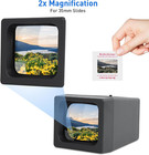 35 Mm Film   Slide Viewer  2x Led Illuminated Viewing Slide Projector For Old
