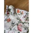 Ralph Lauren Tolouse King-size Vtg Green Floral Ruffled Pillow Shams Set