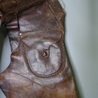 Vintage Leather Fringed Cowboy Chaps W  Pockets Geo Mason Las Animas