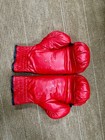 Muhammad Ali Signed Full Sized Red Everlast Boxing Gloves Plus Extras