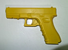 New 9  Polypropylene Yellow Full Size Glock Replica Practice Training Pistol