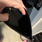 Black Heart Coin Wallet Wristlet Zip Pouch W  Love Wrist Strap  Women s