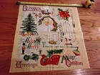 Large Lot Of Vintage Christmas Fabric Panels For Crafts And Quilts
