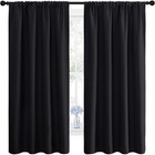 Blackout Curtains Drapes 2 Panels Heavy Duty Light Blocking Window Treatment New