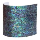 1pc Abalone Veneer Adhesive Sticker 9-1 2 x5-1 2  240x140x0 2mm  Flexible Sheet