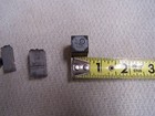 Vintage Metal Letterpress Advertising Printing Press Blocks- Spinning Wheel  Etc