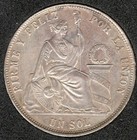 1870 Y j - Peru Un Sol - 90  Silver Crown - Extremely Nice 