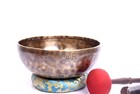 10 Inches Full Moon Singing Bowl C Note     Root Chakra Healing Tibetan Sound Bowl