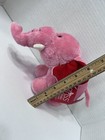 Russ Softies Pinky Pig Pink Bean Bag Plush Stuffed Purple Bow New Tag Floppy