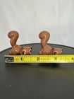 Vtg Early Hagen Renaker Pair Of Brown Squirrels Ceramic Miniature Figurines
