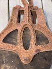 Vintage Louden Cast Iron   Wood Barn Pulley A23 6  Wheel