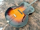 1930 s Gibson Tg-50 Archtop Tenor Guitar Dark Mahogany Sunburst Fhole Depression