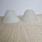 Swirl Glass Lamp Shade Replacement Set Of 2 Vintage Style Cottagecore Lighting