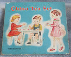 Boxed Vintage Sonsco Children s China Tea Set Hand Decorated 23 Pieces Japan