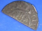 Medieval Hammered Short Cross Silver Cut Half Penny  0 45g     31029 