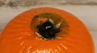      Vintage Murano Style Glass Life Size Orange Fruit Art Glass Hand Blown 