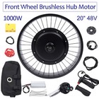 20  48v 1000w E-bike Electric Bicycle Motor Conversion Kit Fat Tire Front Wheel