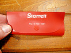 Starrett No s423 Steel Rule Set With Holder 1 4 - 1  Ruler Machinist Hand Tool